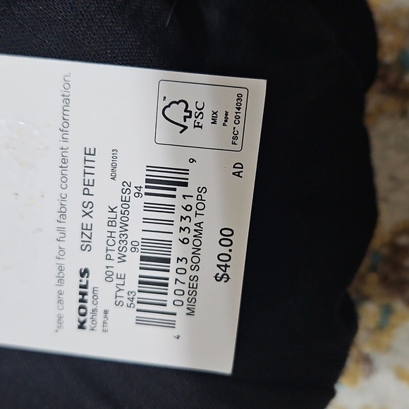 Sonoma Button Front Blouse - Picture 5 of 5